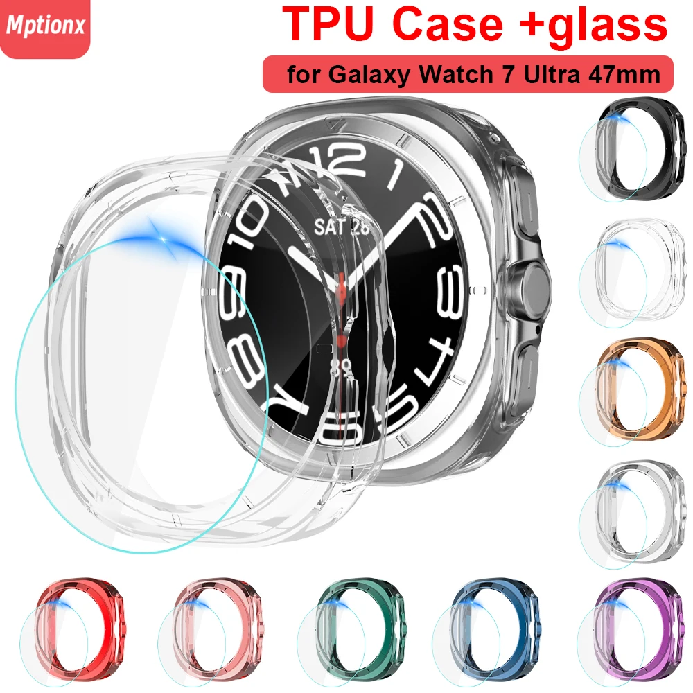 Watch Case Bumper - Vidrio + funda para Samsung Galaxy