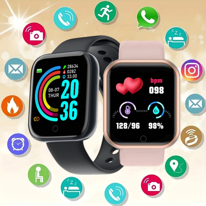 Smartwatch X12 - Reloj inteligente Y68 D20 para hombres,