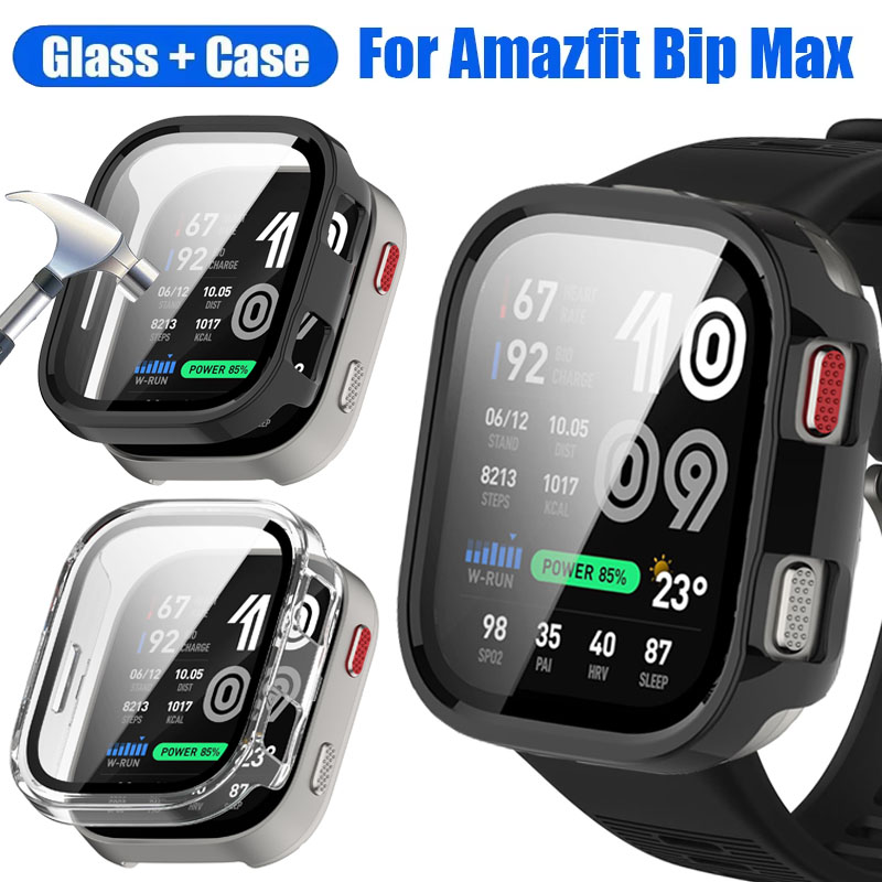 Amazfit Smartwatch Accessories - Vidrio templado + funda para Amazfit