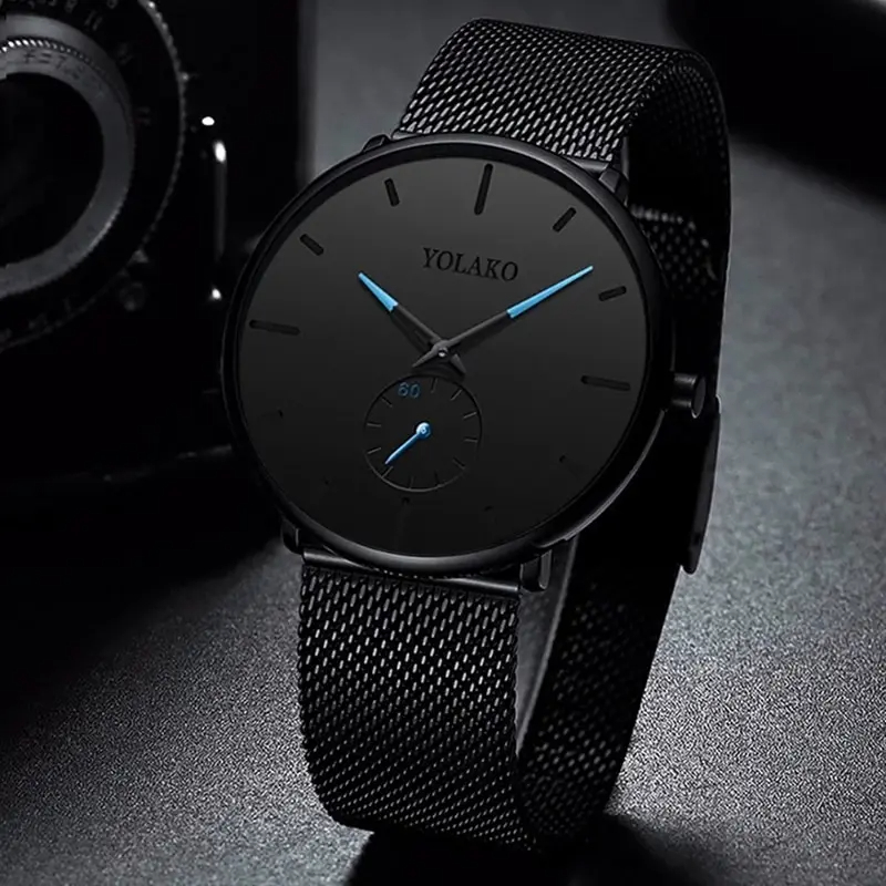 Stainless Mesh Band - Relojes minimalistas YOLAKO a la moda