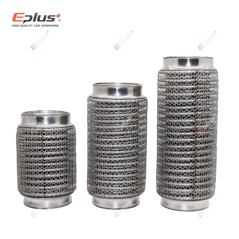 Stainless Mesh Band - EPLUS-tubo de escape Universal para coche,