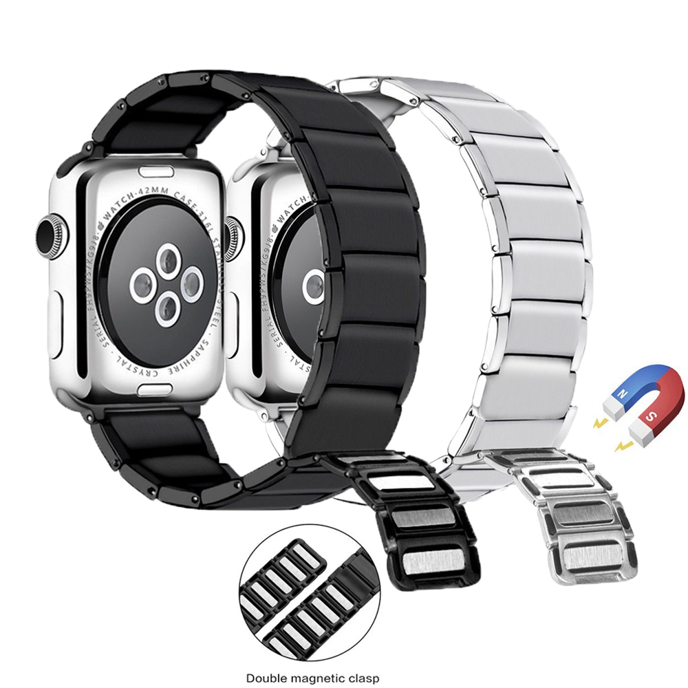 Smartwatch Accessories Shop - Correa de acero inoxidable para Apple