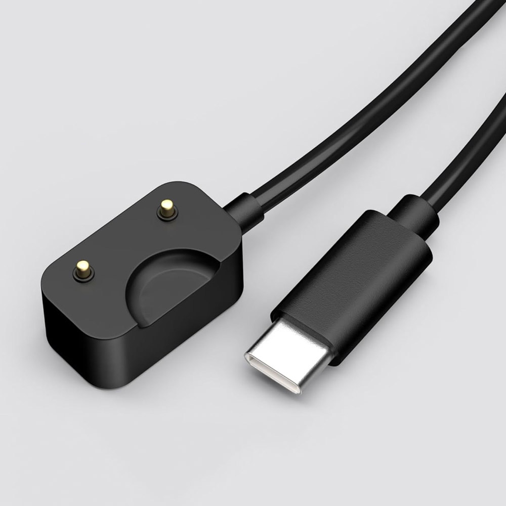 Cable de carga de USB-C negro  - Best Smartwatch Accessories reseña y precio
