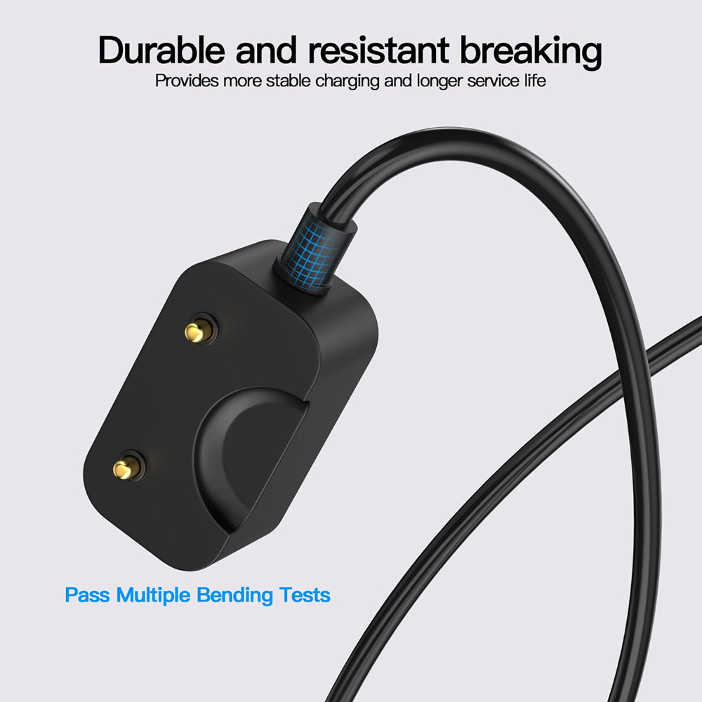 Cable de carga de USB-C negro  - Best Smartwatch Accessories reseña y precio