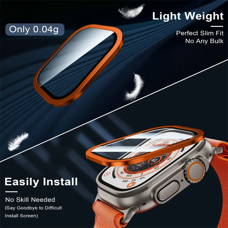 Vidrio templado para Apple Wat - Watch Case Bumper reseña y precio