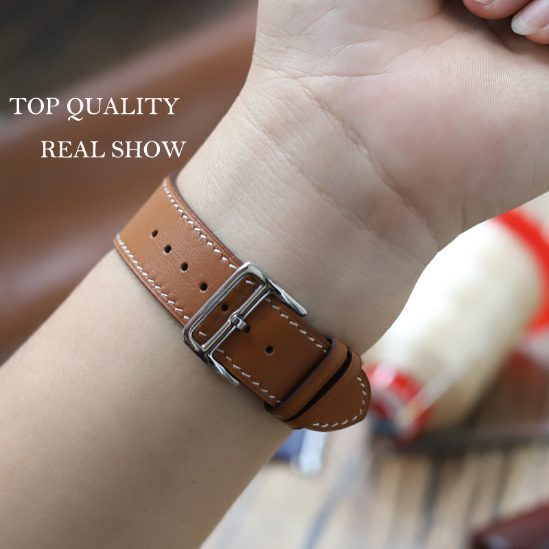 Pulsera de cuero genuino con c - Smartwatch Accessories Shop reseña y precio