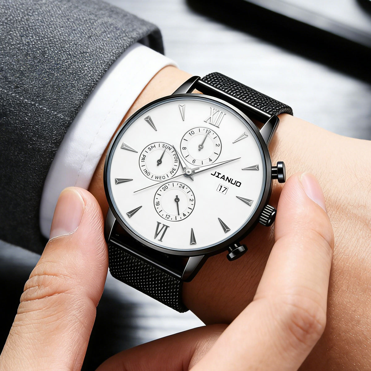 Reloj de Cuarzo Casual Moderno - Stainless Mesh Band reseña y precio