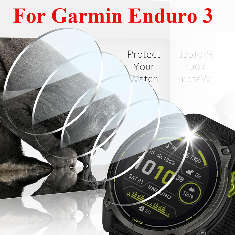 Películas de vidrio templado p - Garmin Smartwatch Accessories reseña y precio