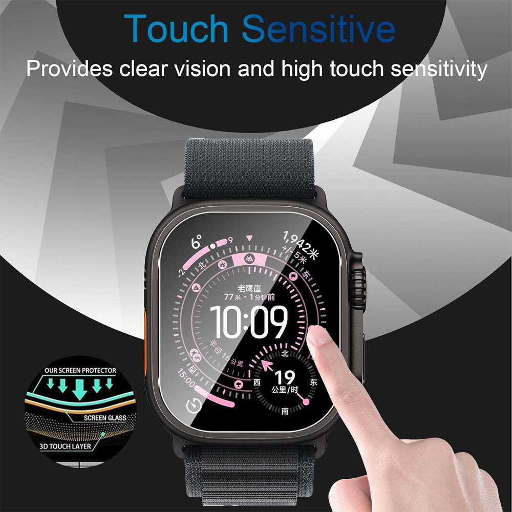 Vidrio templado para Apple Wat - Watch Case Bumper reseña y precio