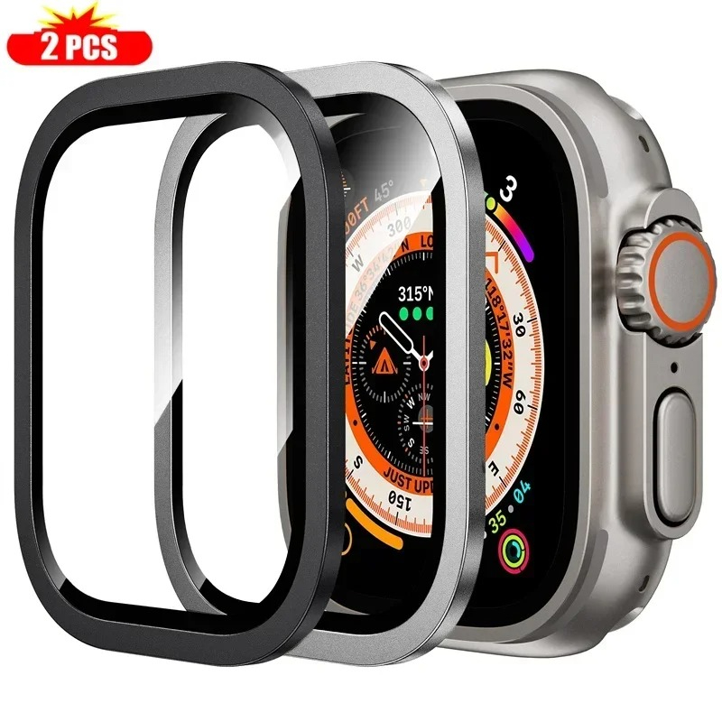 2 uds vidrio templado para App - Watch Case Bumper reseña y precio