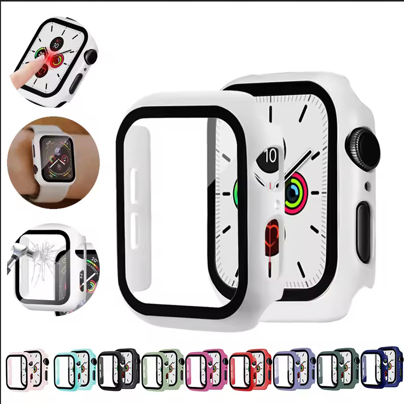 Cubierta de vidrio templado pa - Watch Case Bumper reseña y precio
