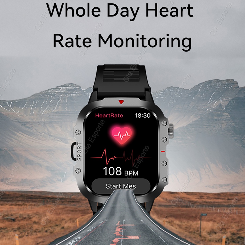Reloj inteligente militar para - Smartwatch X12 reseña y precio