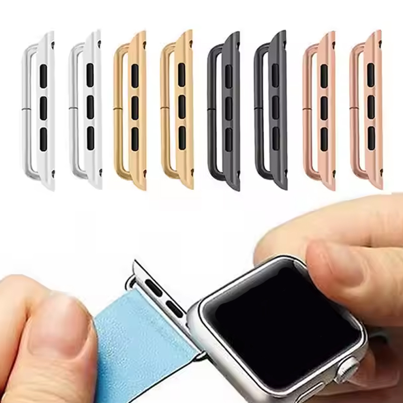 2 uds adaptador de conector de - Apple Smartwatch Accessories reseña y precio