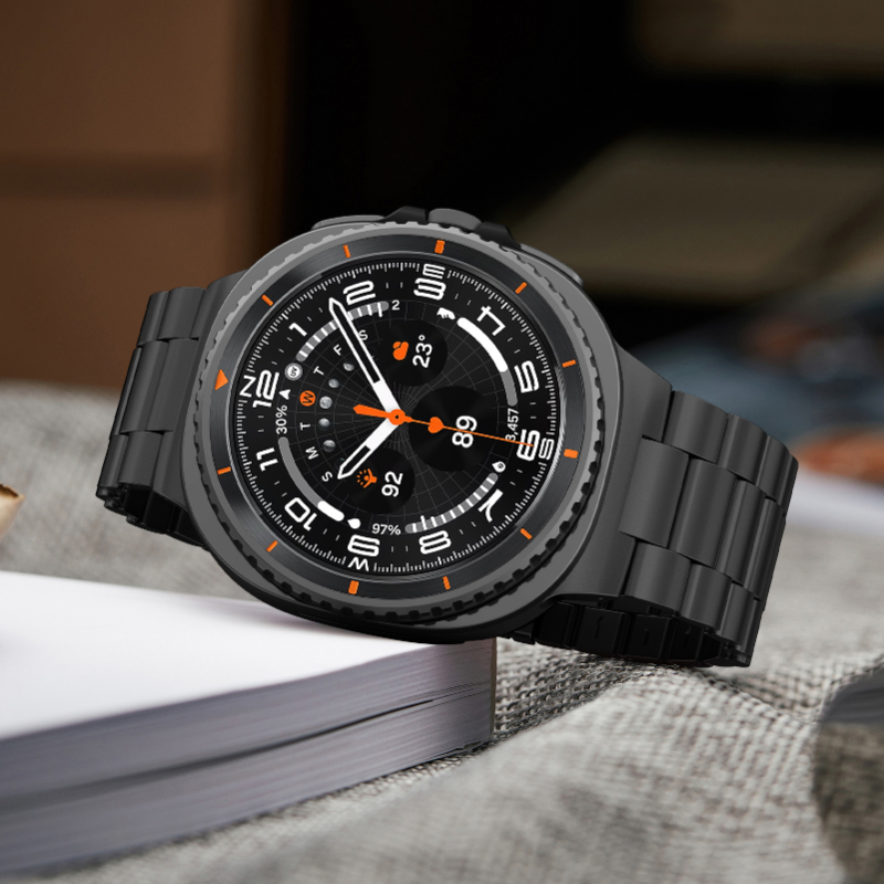 Correa de acero inoxidable par - Titan Smartwatch Accessories reseña y precio