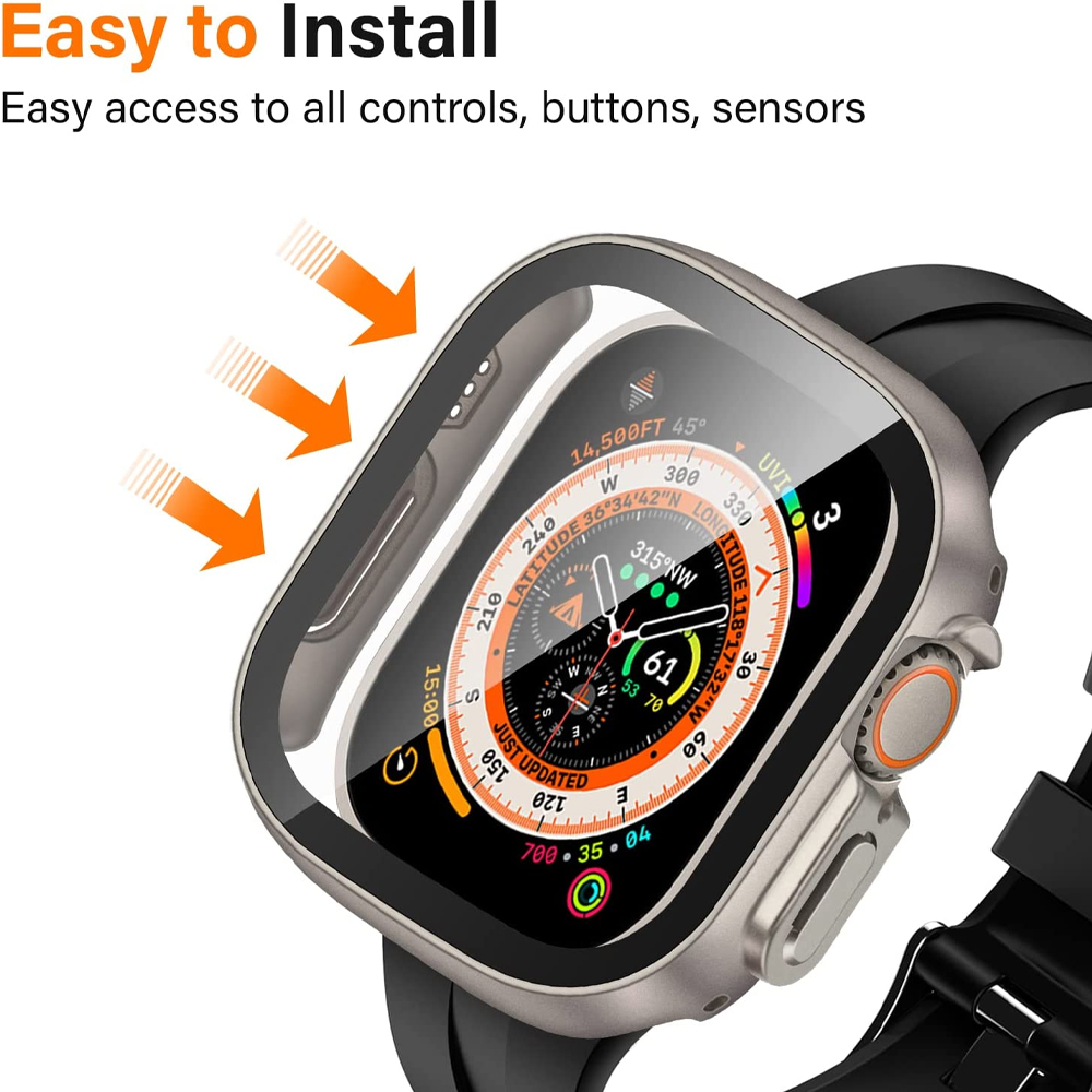 Vidrio + funda para Apple Watc - Apple Smartwatch Accessories reseña y precio