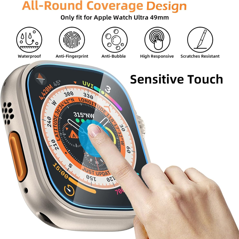 Vidrio templado para Apple Wat - Watch Case Bumper reseña y precio