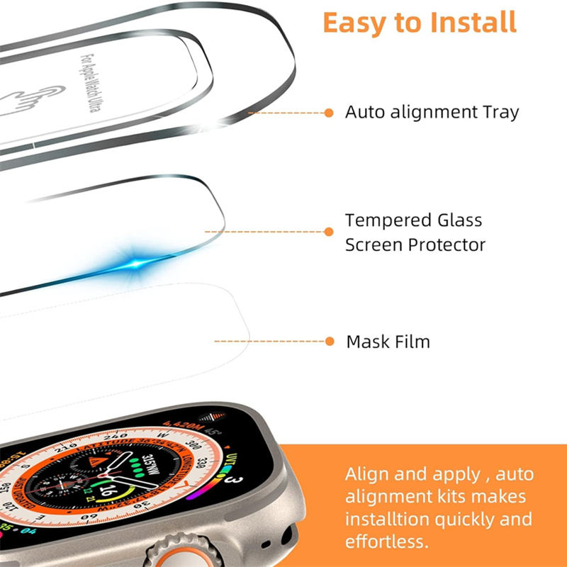 Vidrio templado para Apple Wat - Watch Case Bumper reseña y precio