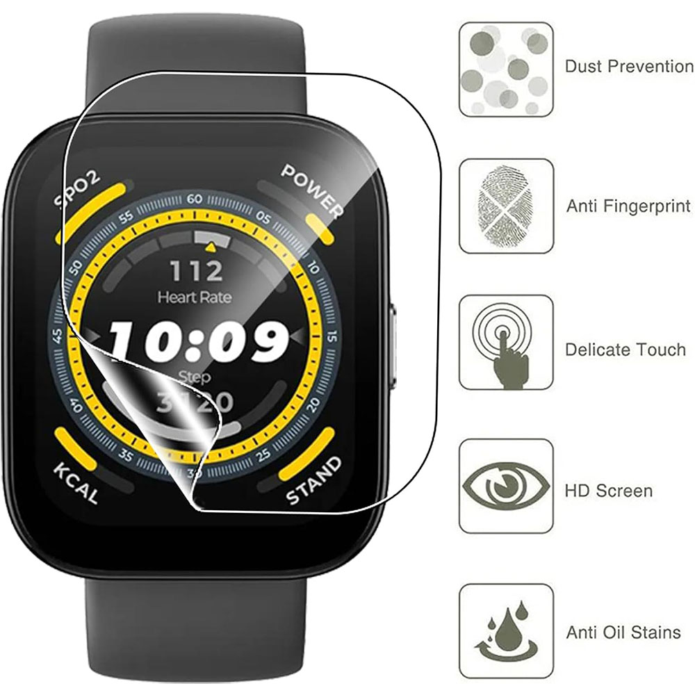 Protector de pantalla de pelíc - Amazfit Smartwatch Accessories reseña y precio