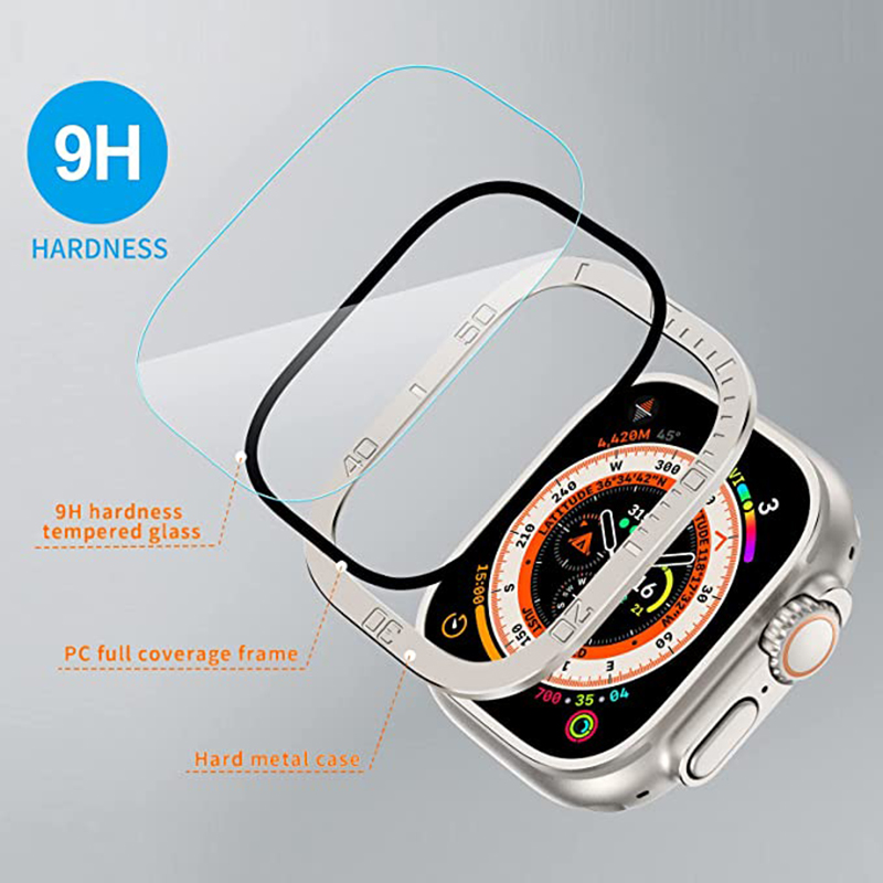Vidrio templado para Apple Wat - Watch Case Bumper reseña y precio