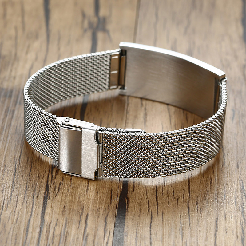 Pulsera clásica de acero inoxi - Stainless Mesh Band reseña y precio