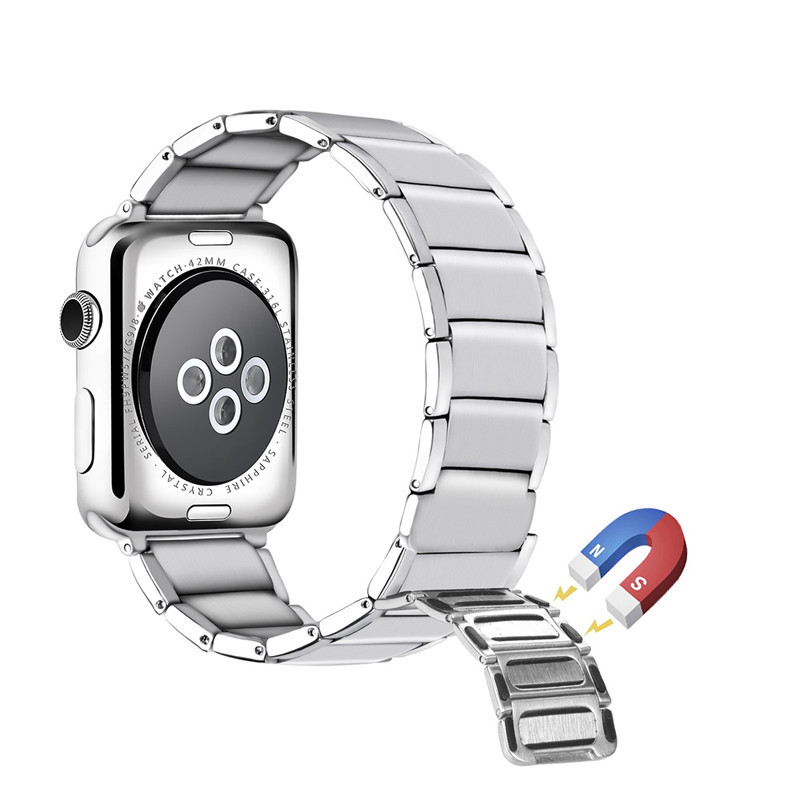 Correa de acero inoxidable par - Smartwatch Accessories Shop reseña y precio