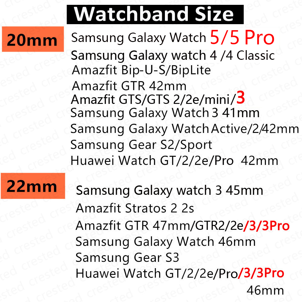 Correa de reloj de 20/22mm par - Titan Smartwatch Accessories reseña y precio