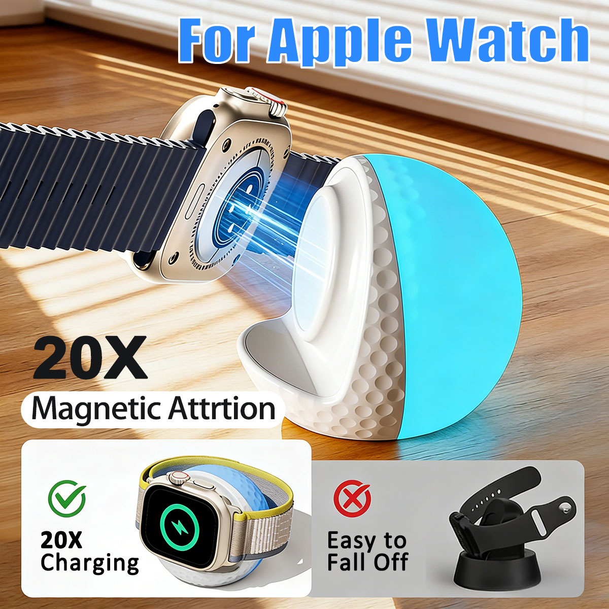 Base de Carga Inalámbrica Port - Watch Charging Dock reseña y precio