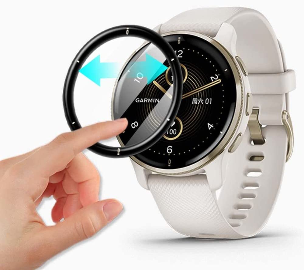 Película protectora de borde c - Garmin Smartwatch Accessories reseña y precio