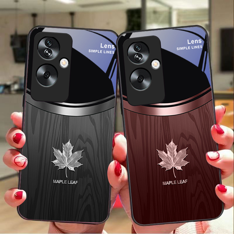 Hoja de arce de grano de mader - Realme Note 50 reseña y precio
