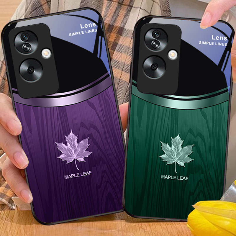 Hoja de arce de grano de mader - Realme Note 50 reseña y precio