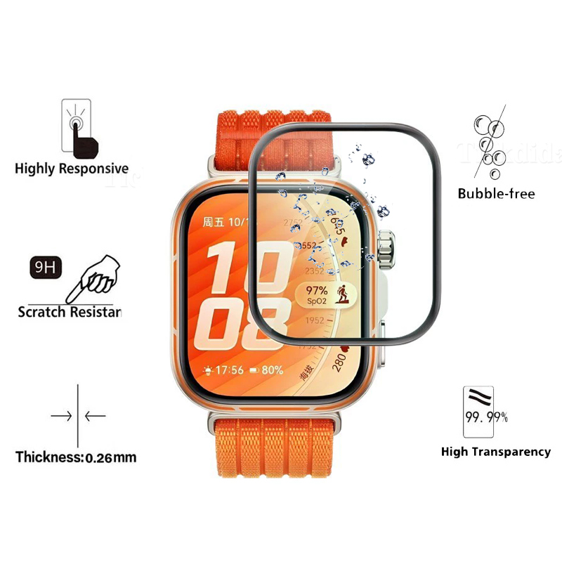Protector de Pantalla de Vidri - Huawei Smartwatch Accessories reseña y precio