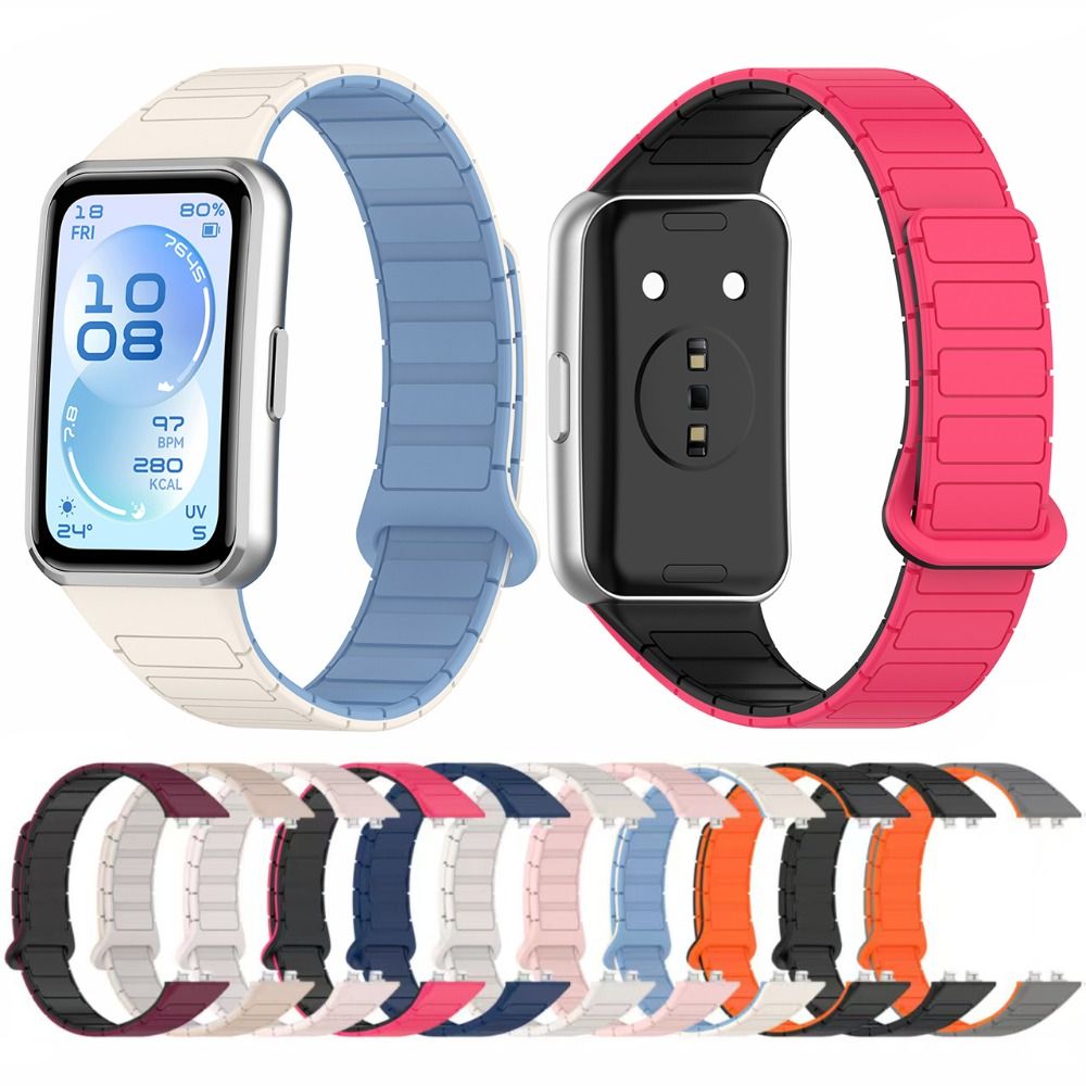 Correa de silicona magnética d - Smartwatch Watch Accessories reseña y precio